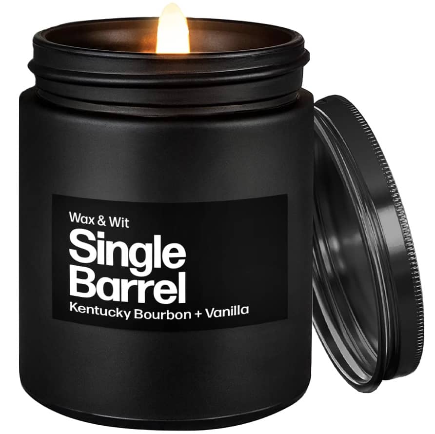 Wax and Wit Bourbon Candle