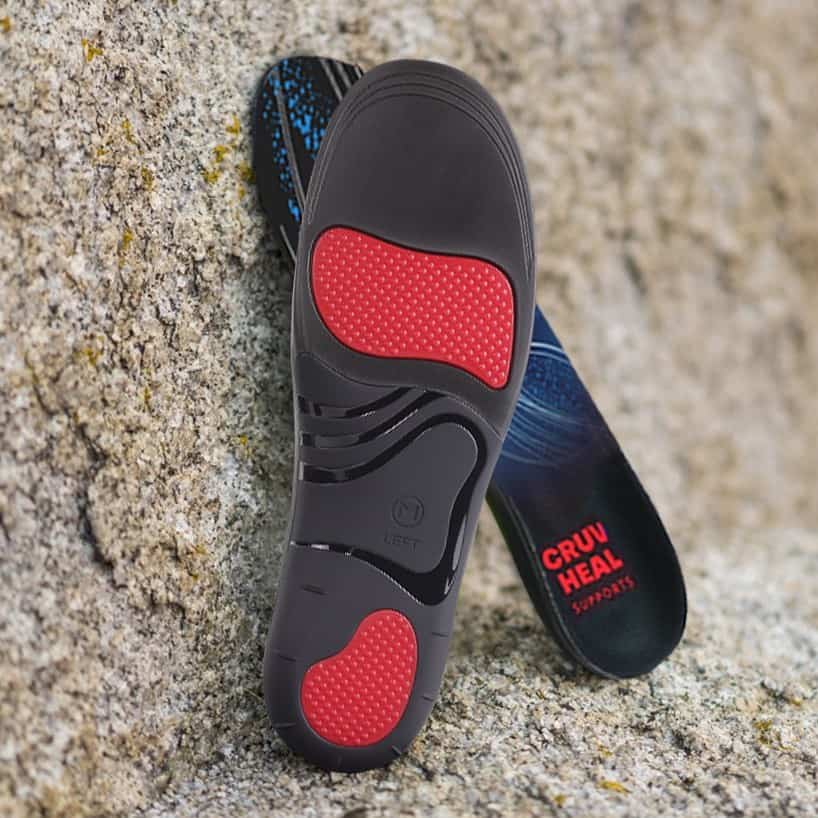 a pair of cruv heal insoles