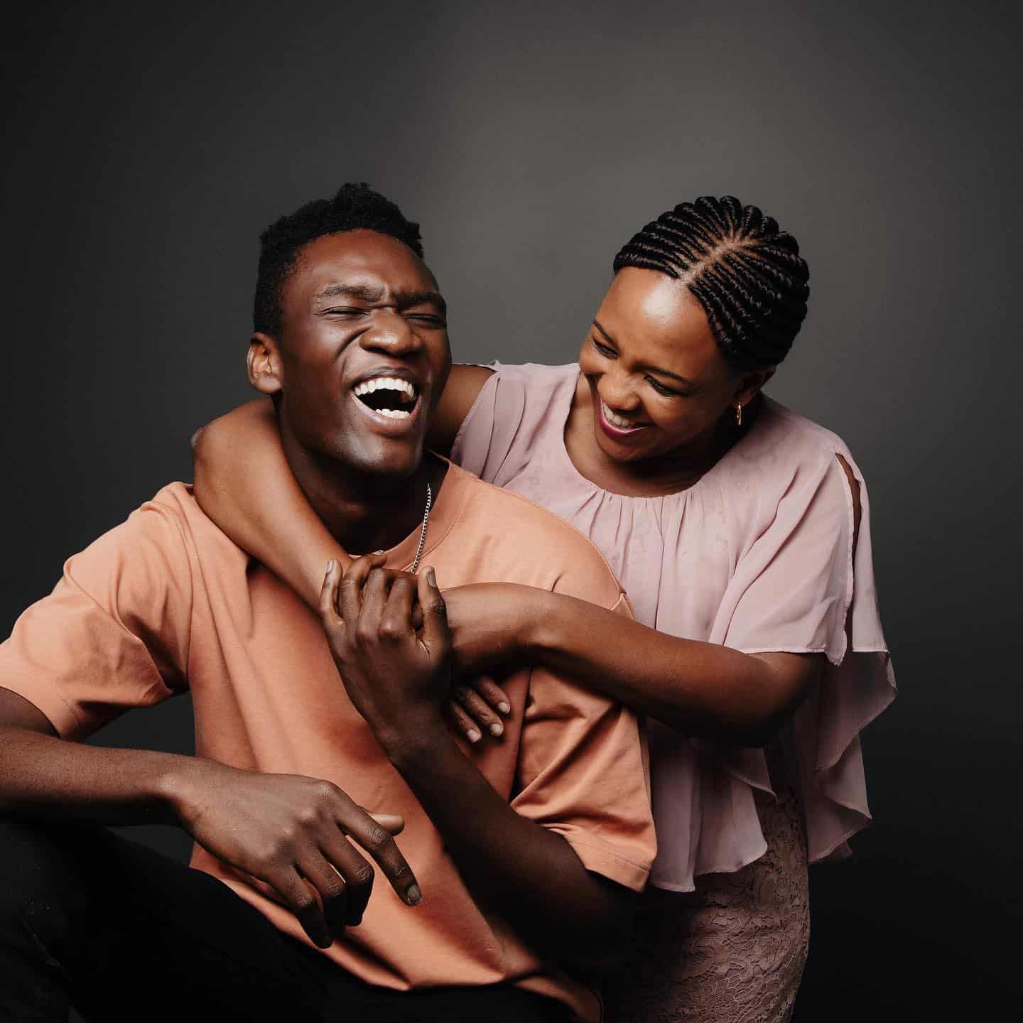couples having a good laugh