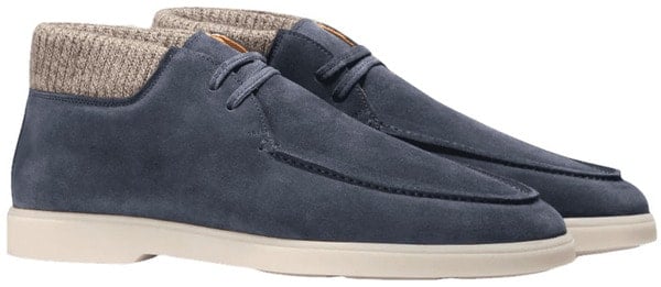 Aurelian Steel Blue Desert Boot