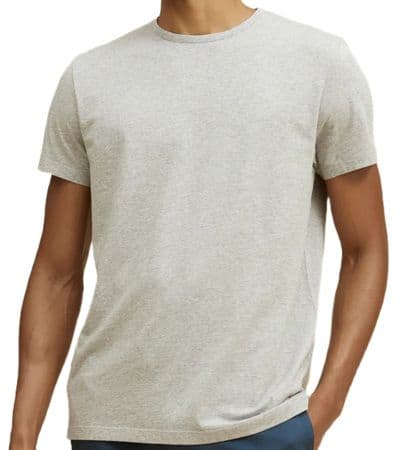 L’Estrange The Classic Tee Light Gray Organic Cotton