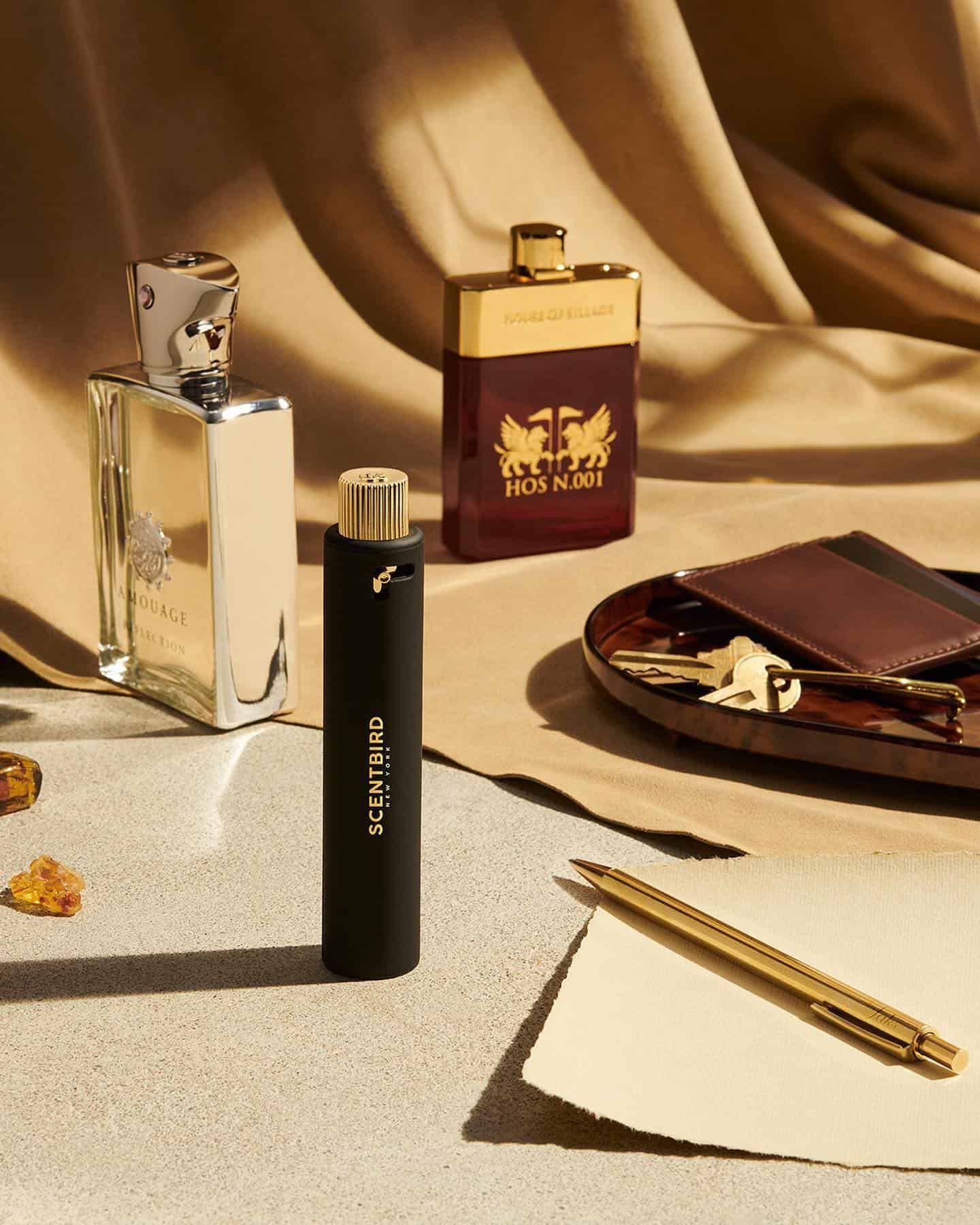 a collection of fragrances