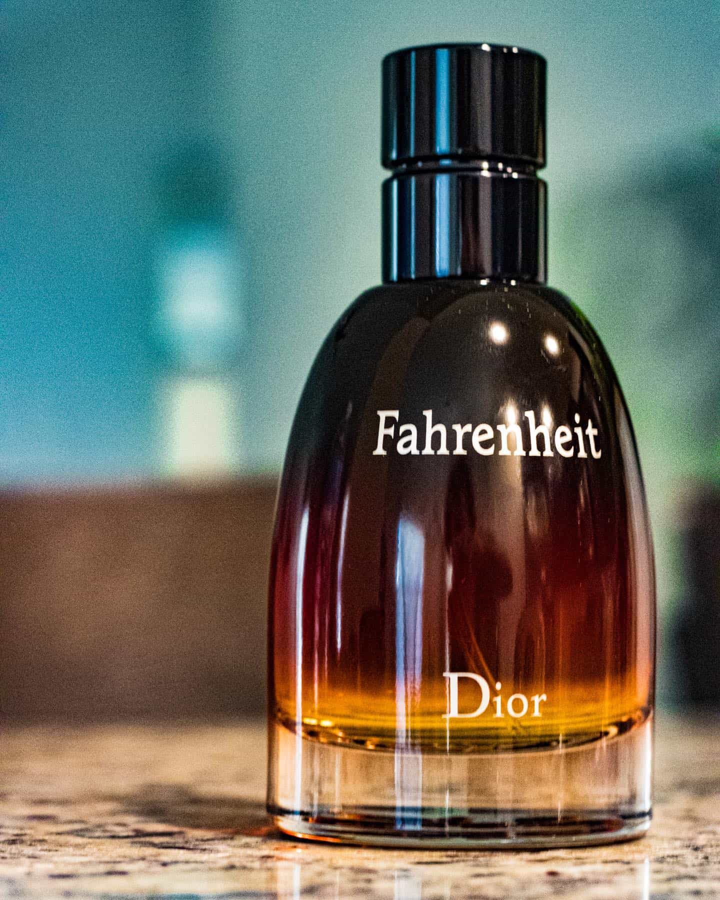 a bottle of Dior Fahrenheit