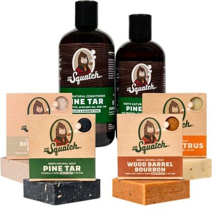 Dr Squatch Men's Bar Soap FOREST Expanded Pack