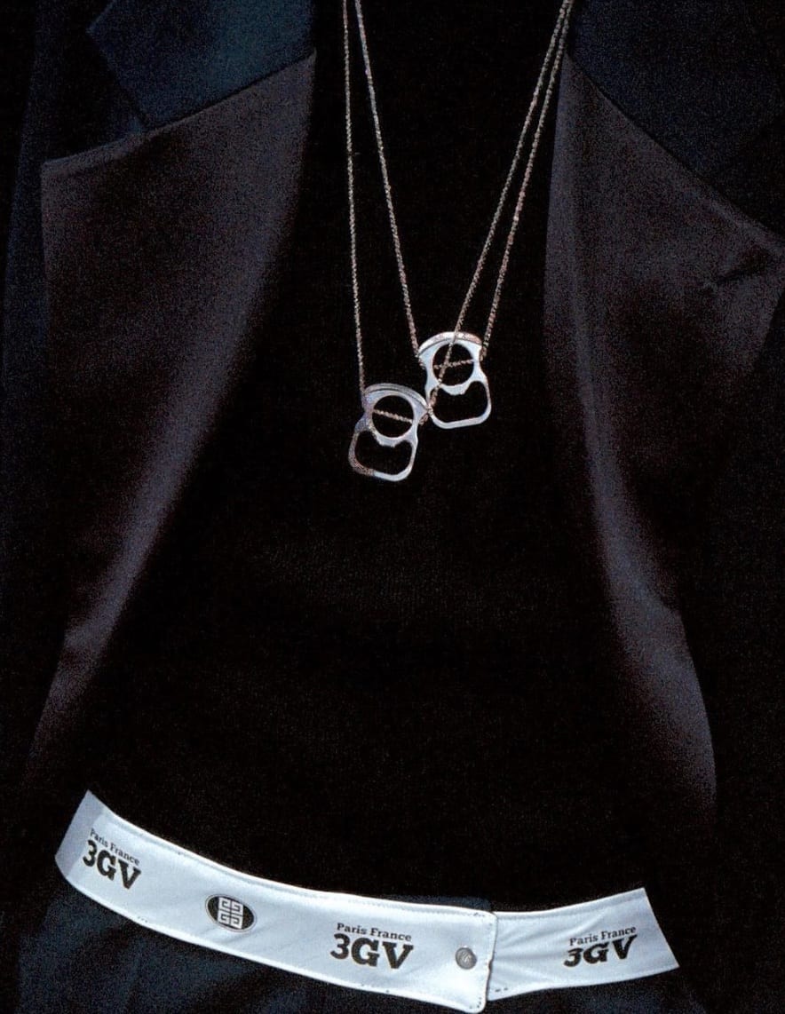 Close up of Givenchy clothing