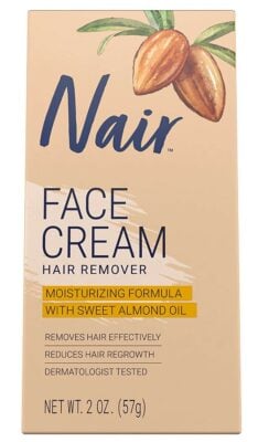 NAIR HAIR REMOVER MOISTURIZING FACE CREAM