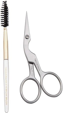 Tweezerman Brow Shaping Scissors + Brush