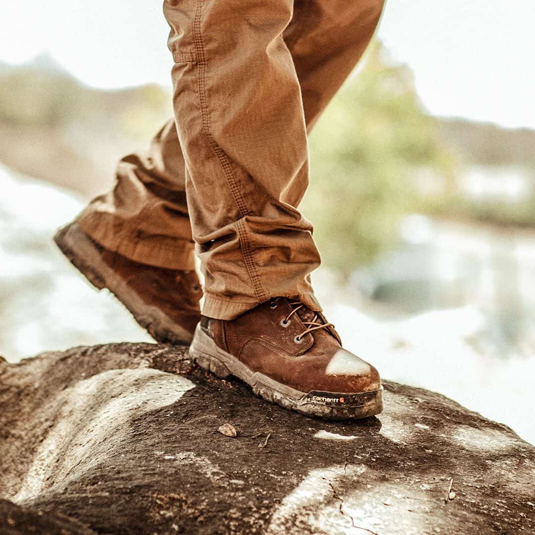 a muddy pair of boots
