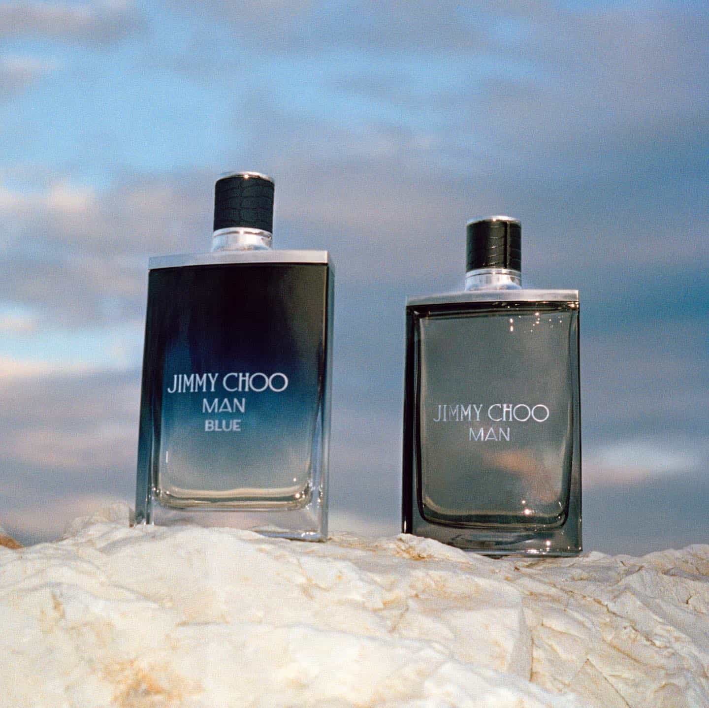 bottles of Jimmy Choo Man fragrances