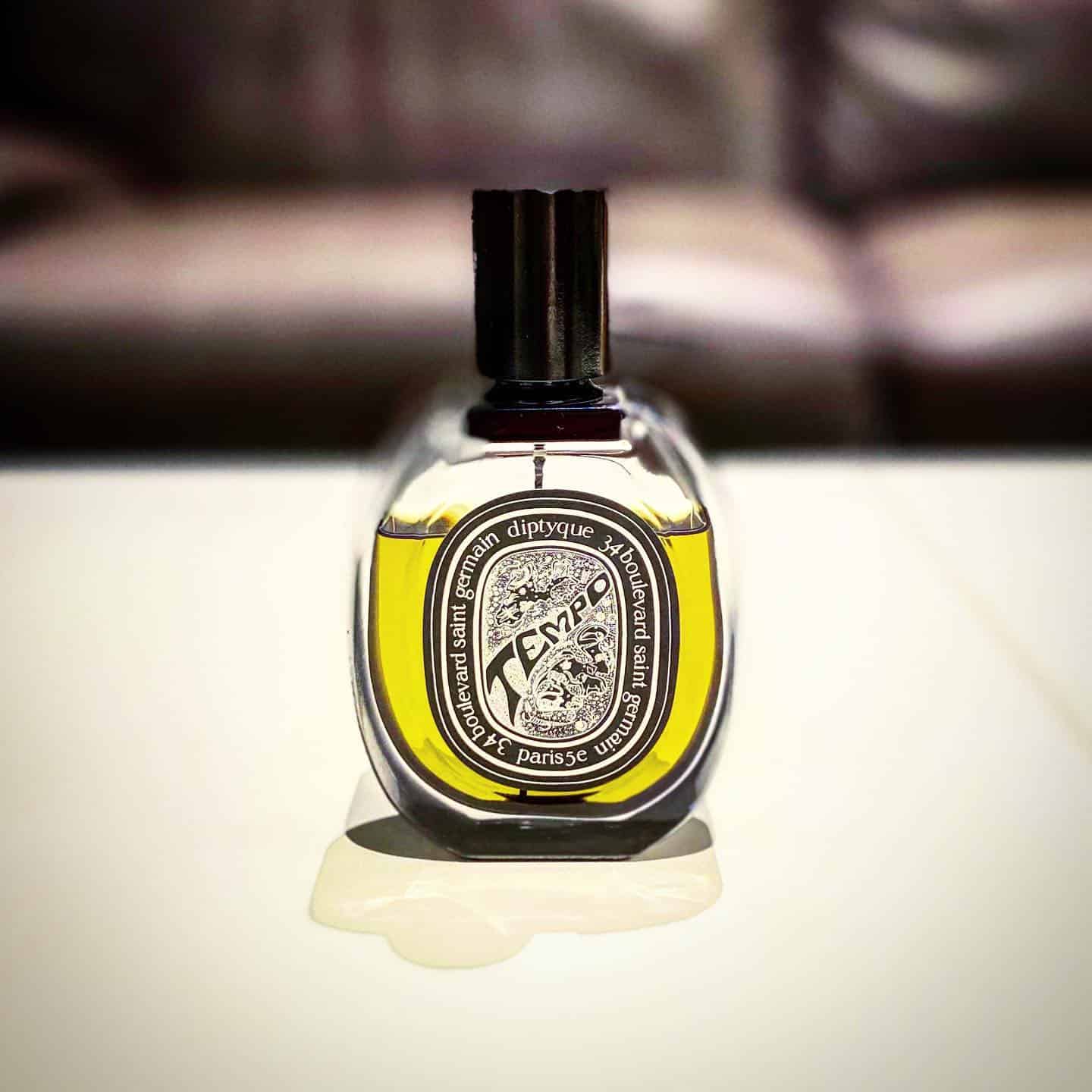 a bottle of Diptyque Tempo