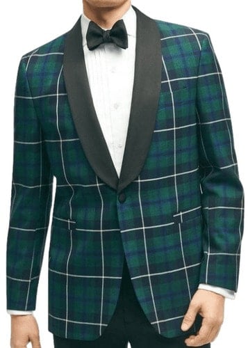 Brooks Brothers Regent Fit Tartan Dinner Jacket