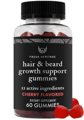 Fresh Heritage Beard Hair Regrowth Gummies
