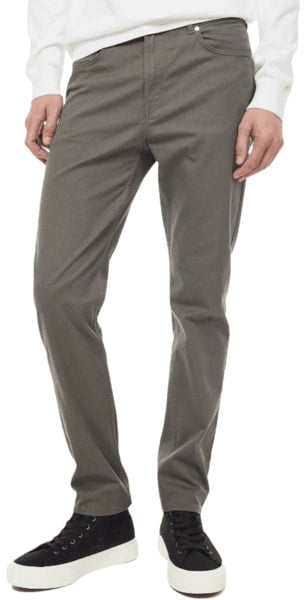 H&M Slim Fit Cotton Twill Pants