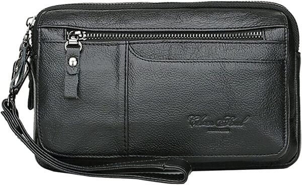 KPYWZER Leather Clutch Purse