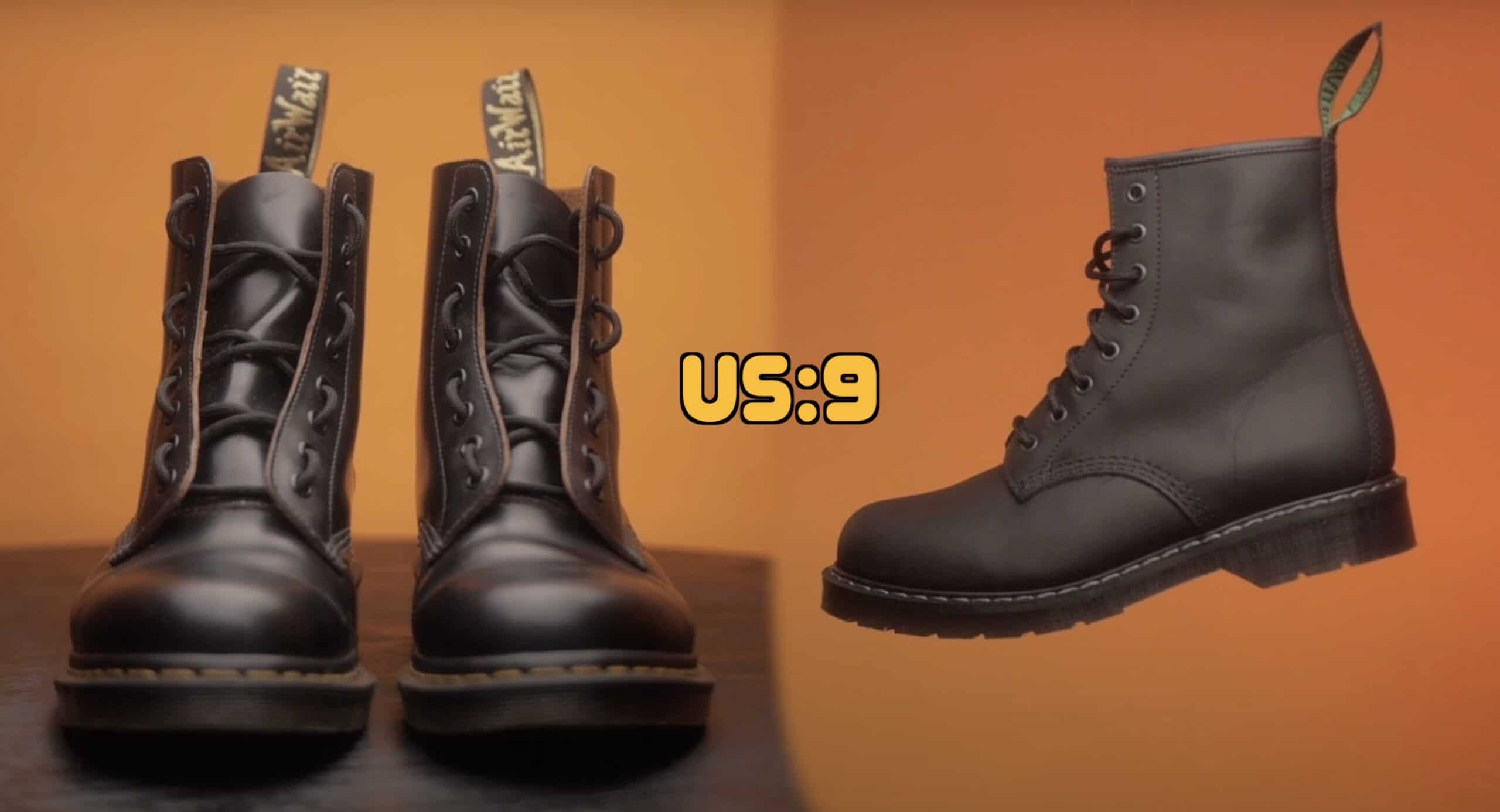 Solovair and dr martens side by side