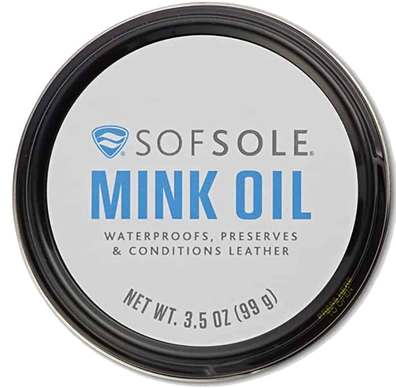 canister of sof sole mink oil