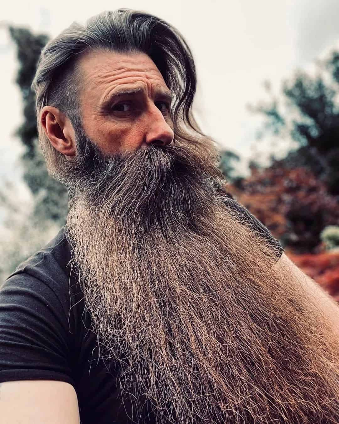 man with a very long beard