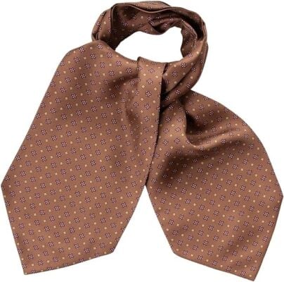 Elizabetta Silk Ascot Tie