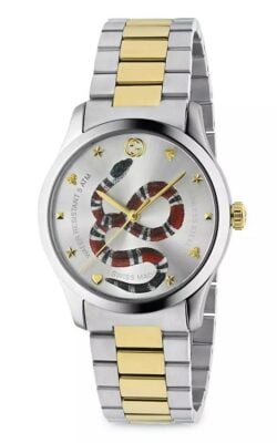 Gucci G-Timeless Stainless Steel Bracelet Watch