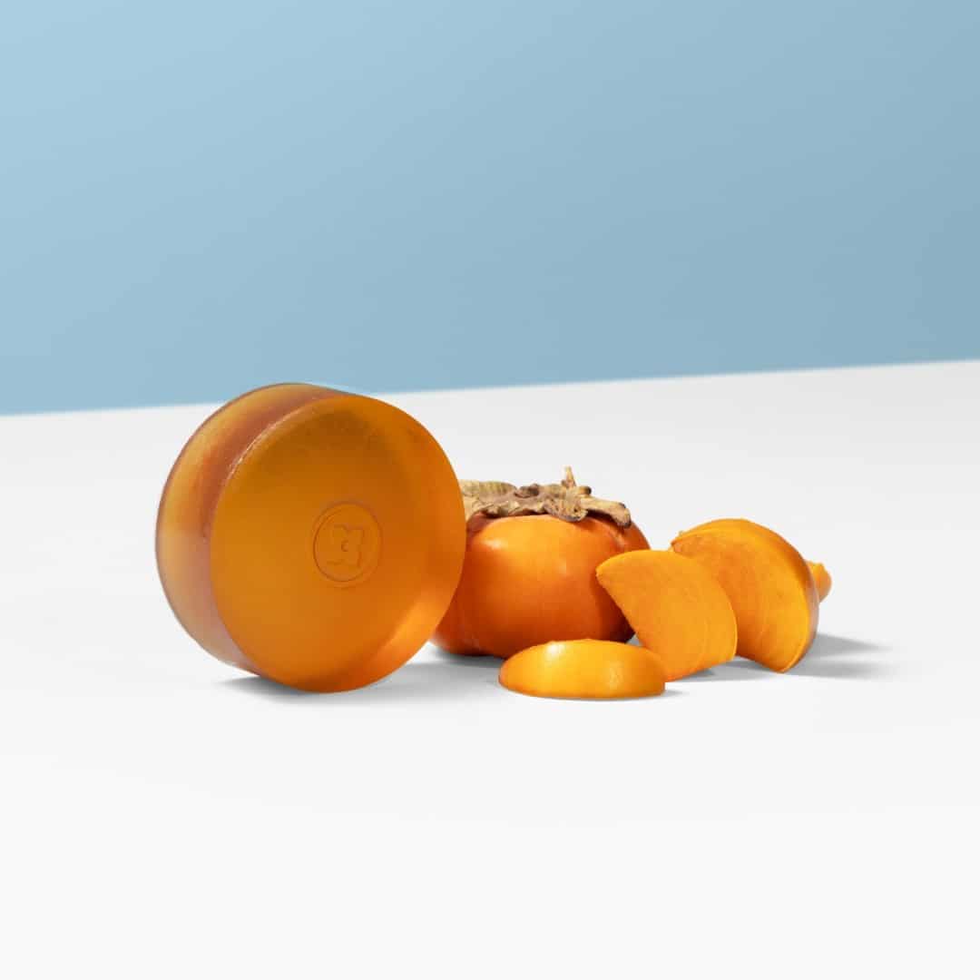 a bar of persimmon soap from Mirai Clinical
