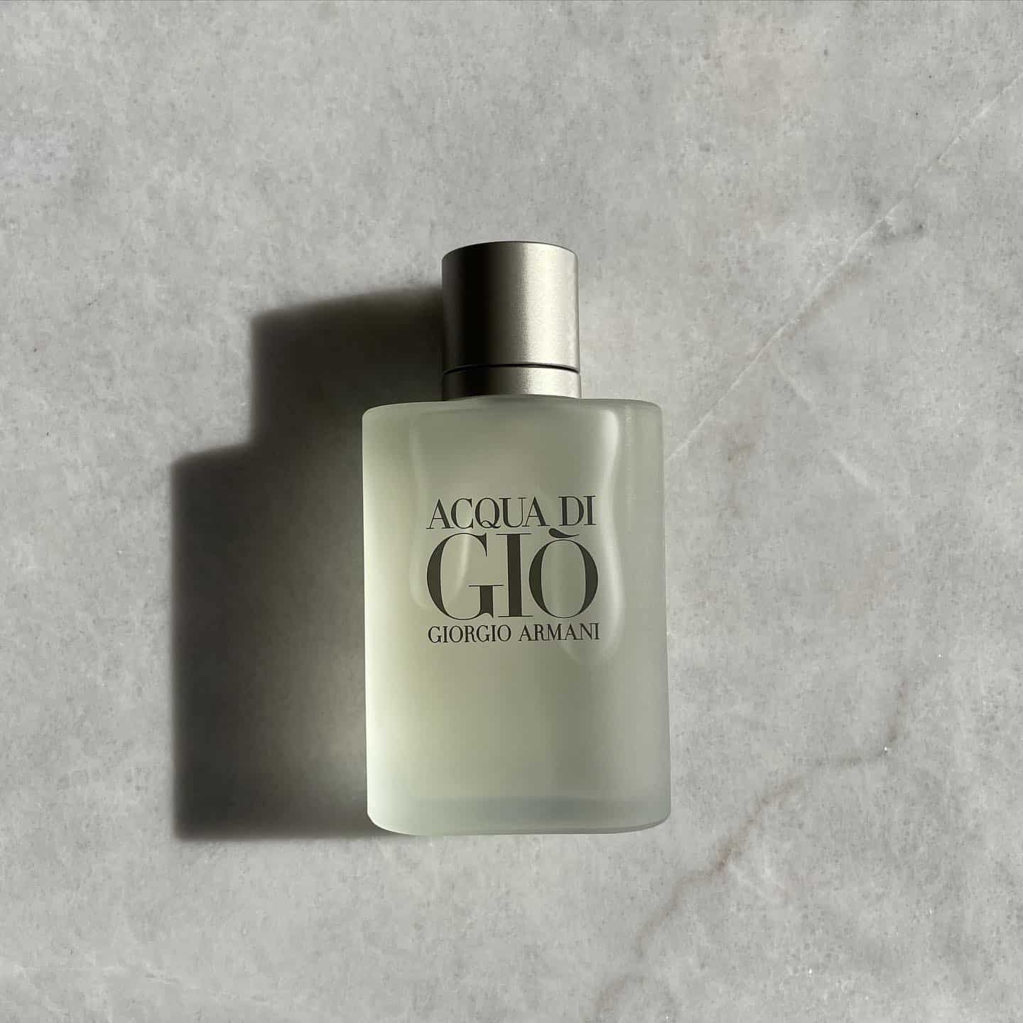 a bottle of giorgio armani aqua di gio