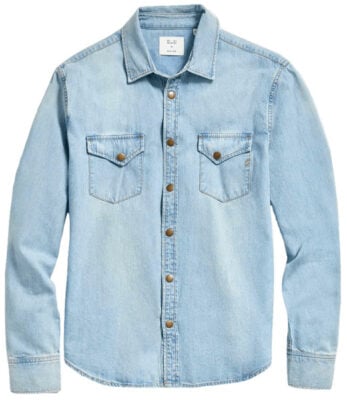 Billy Reid Shoals denim shirt