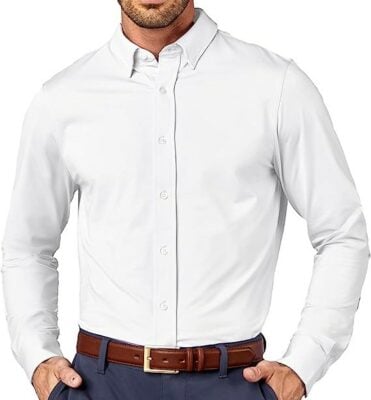 Bright White Rhone Commuter Dress Shirt