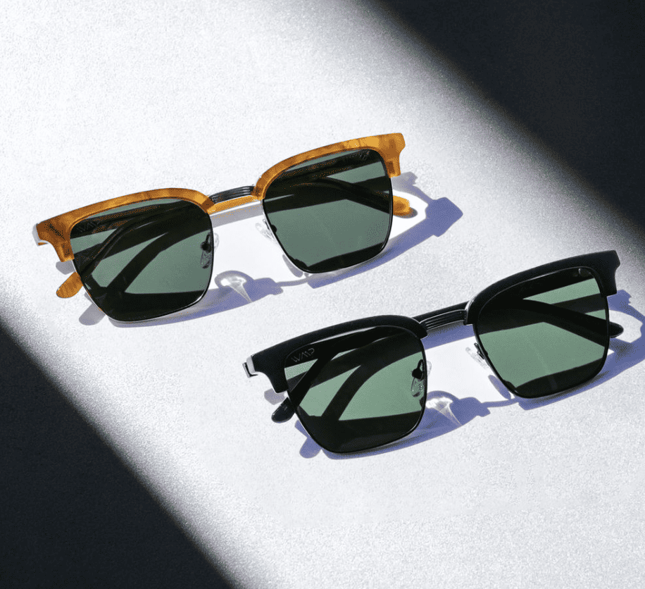 two pairs of sunglasses