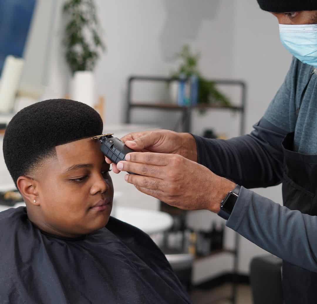 getting detailed from a professional barber