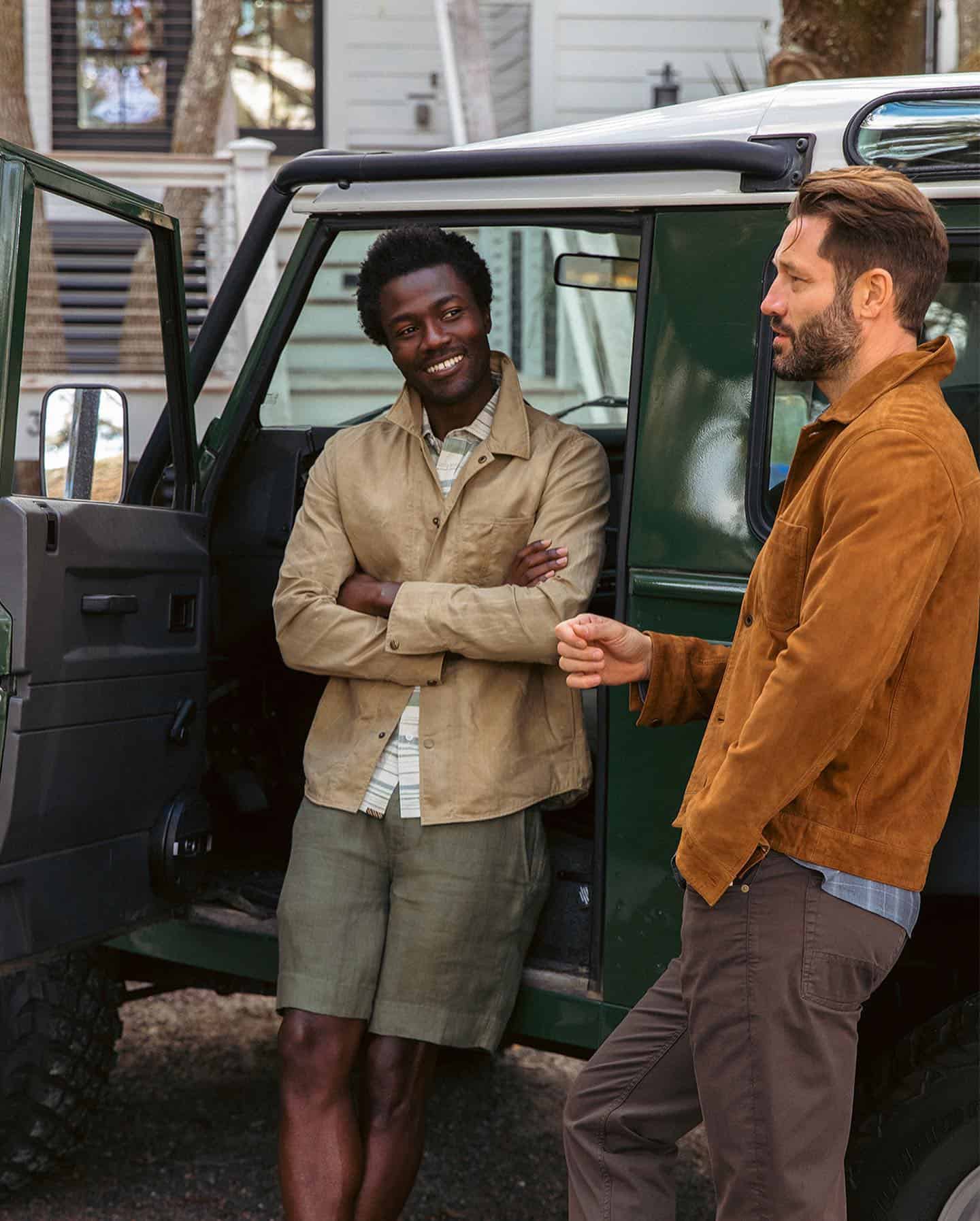 two men having a conversation