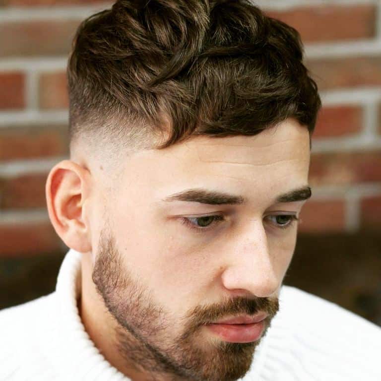 man with a thin hair with a clean haircut