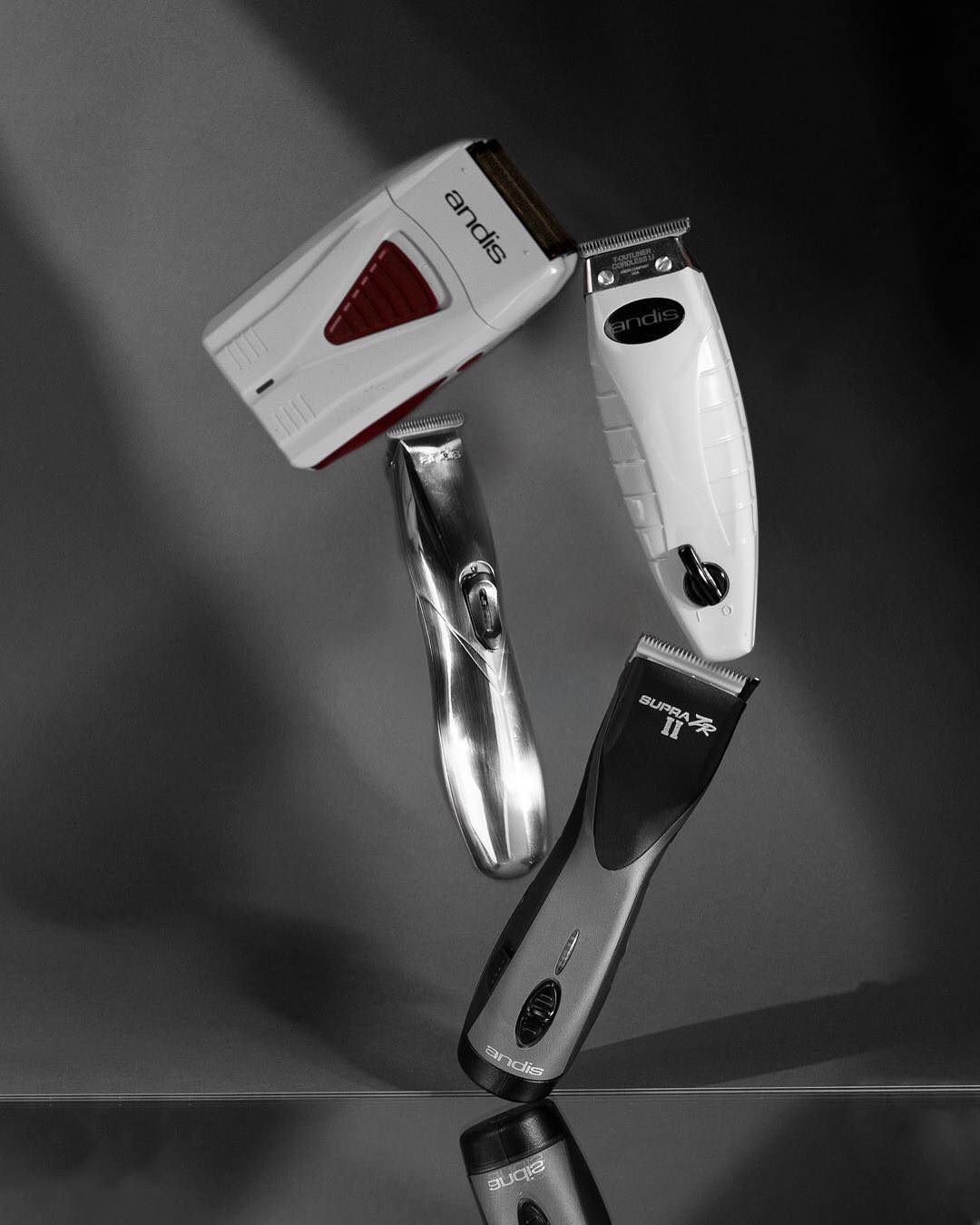 a collection of wireless andis clippers