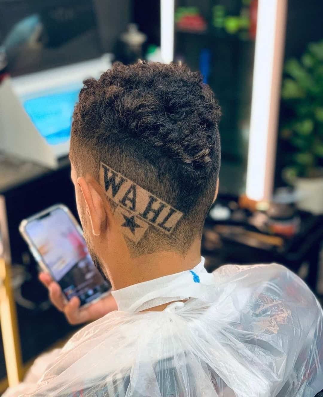 haircut done using wahl clippers