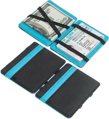 CKLT Fashion Magic Money Clip Leather Minimalistic Slim Wallet
