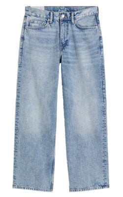 H&M Straight Relaxed High Jeans