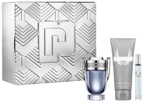 Paco Rabanne Invictus for Men 3-Piece Tin Box Set