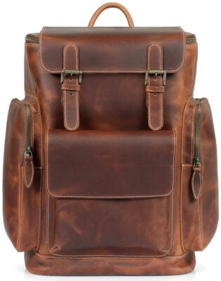 Yukon Bags Leather Backpack