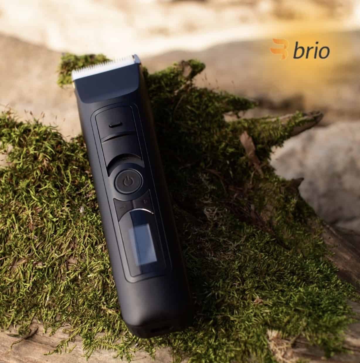 brio beardscape trimmer on moss