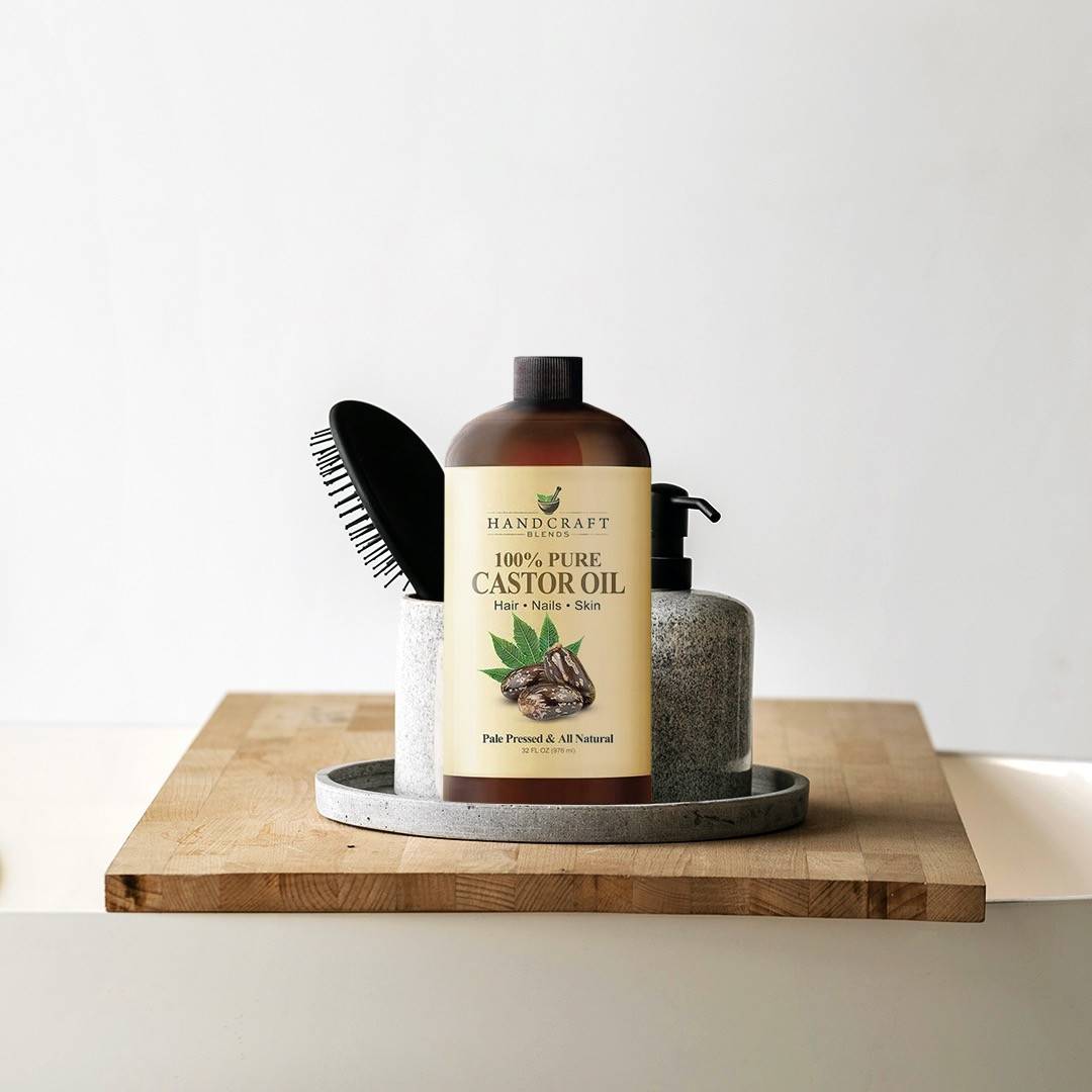 skincare essentials on a tray by handcraft blends