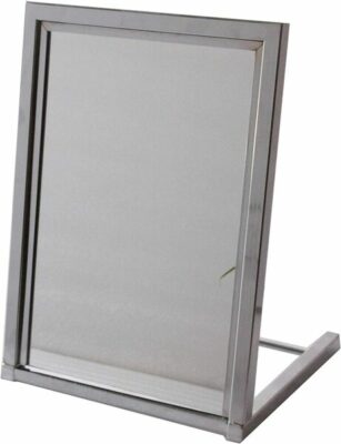 FixtureDisplays Chrome Shoe Fitting Mirror
