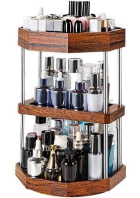 Homde 360 Degree Rotating Cologne Organizer
