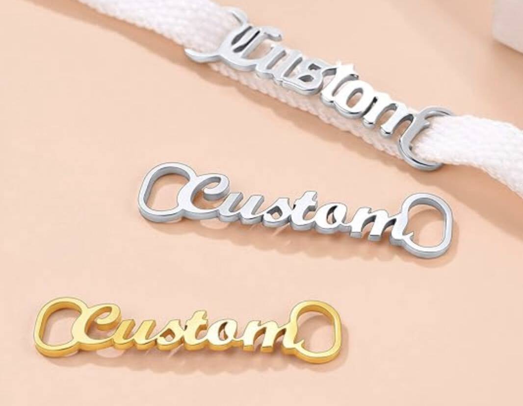 Customizable lace charms for sneakers