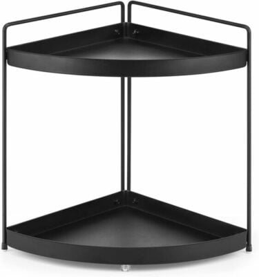 Lvssci 2 Tier Corner Shelf Rack