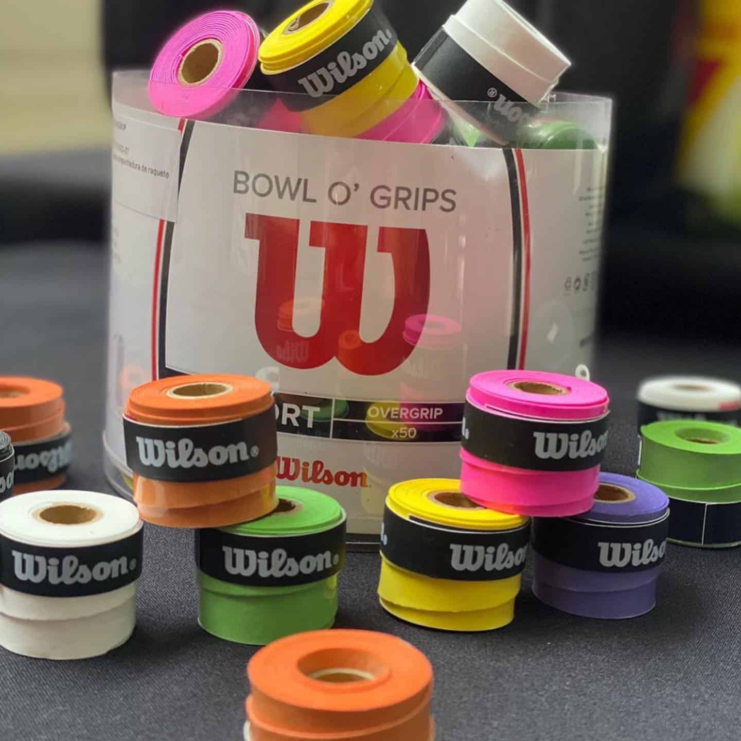 different colors of wilson overgrips