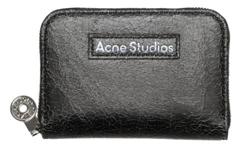 Acne Studios Leather Zip Wallet