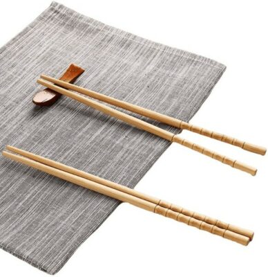 Busnos Reusable Bamboo Chopsticks Set