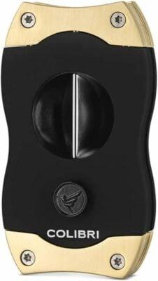 Colibri V-Cut Brushed Gold Cutter