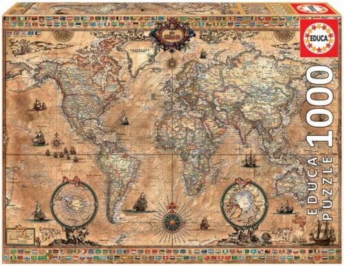 Educa Antique World Map