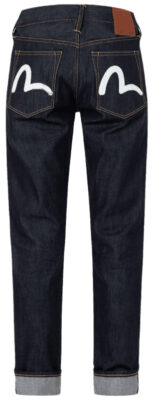 Evisu Off-White Seagull Carrot Fit Raw Denim Jeans 2017