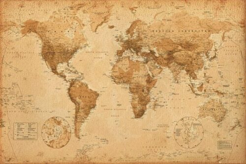 GB eye World Map Art